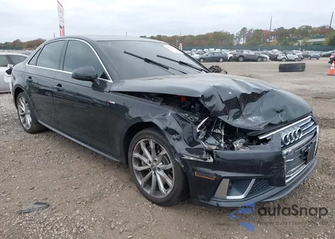 2019 Audi A4 45 Premium from USA, damaged, VIN WAUDNAF49KN015165